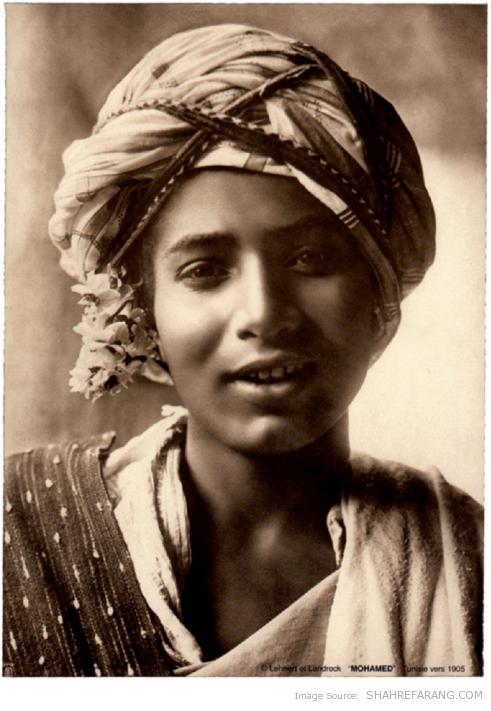 One of the two original pictures from the Tunisian boy by Lehnert One of the two original pictures from the Tunisian boy by Lehnert