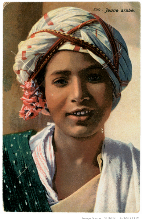 "Young Arab", Post card from Lehnert and Landrock "Young Arab", Post card from Lehnert and Landrock