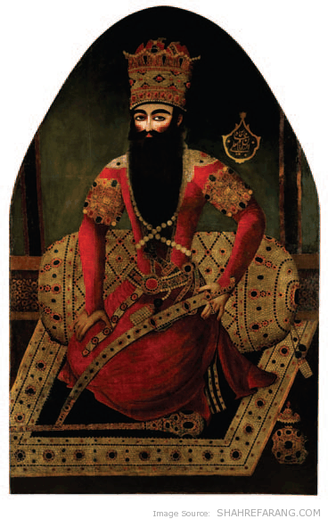 FathAli Shah Sotheby پرتره های فتحعلیشاه