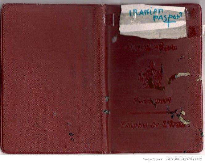 Passport from 1963 (1) An Iranian passport from 1963