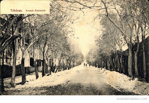 Alao-Ddowleh Avenue in Winter, 1910