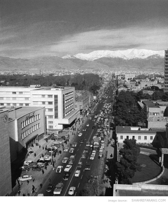 Ferdowsi Ave., 1966 (Photo by Mahmoud Pakzad)