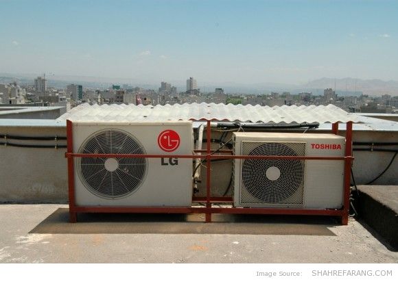 بر پشت بام های تهران