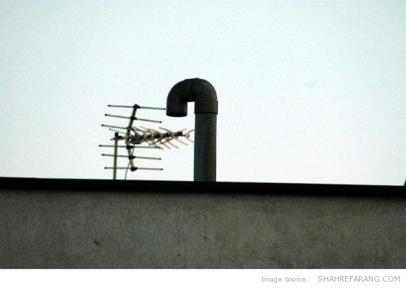 بر پشت بام های تهران