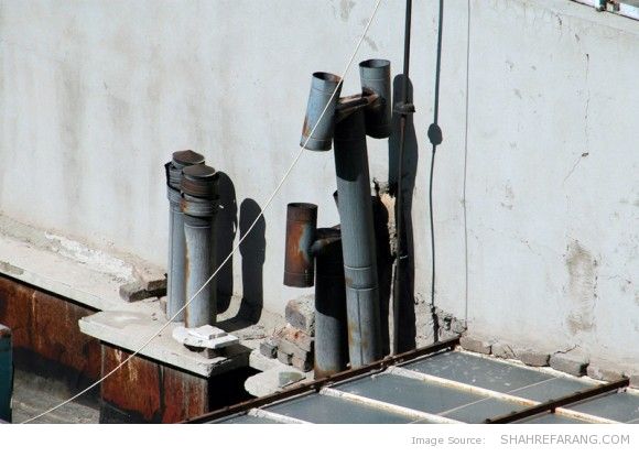 بر پشت بام های تهران