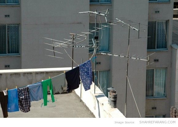 بر پشت بام های تهران