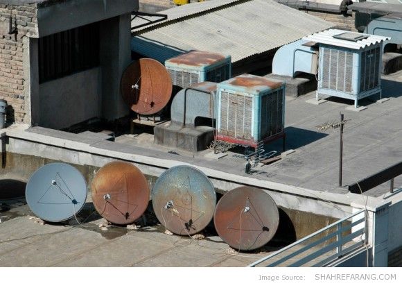 بر پشت بام های تهران