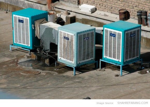 بر پشت بام های تهران