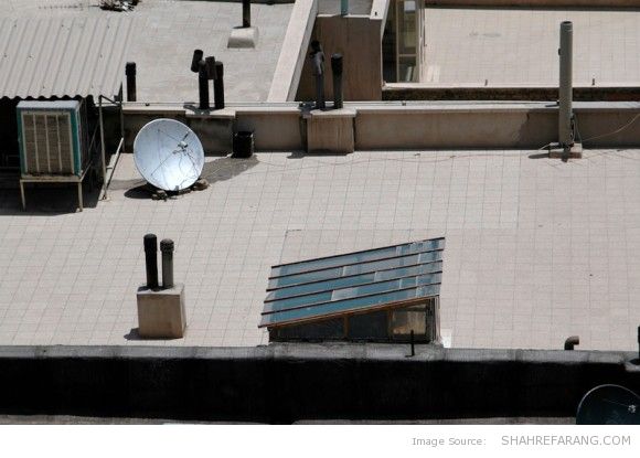 بر پشت بام های تهران