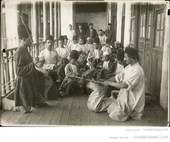 Falak whipping of a student