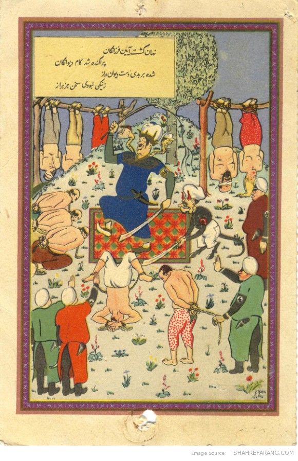 هیتلر-ضحاک، سرمست از قتل عام و بیدادگری هیتلر-ضحاک، سرمست از قتل عام و بیدادگری