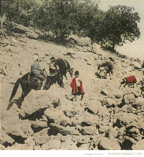 Animated Stereoscopic Image of the Road to Shiraz Animated Stereoscopic Image of the Road to Shiraz