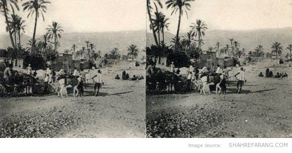 اصل تصویر برجسته نما از مکانی در جنوب ایران Original Stereoscopic Image of a Place in Southern Iran