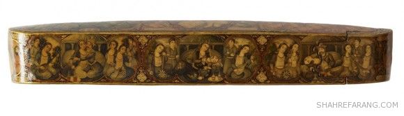 قلمدان با تصاویری از هفت پیکر نظامی قلمدان با تصاویری از هفت پیکر نظامی