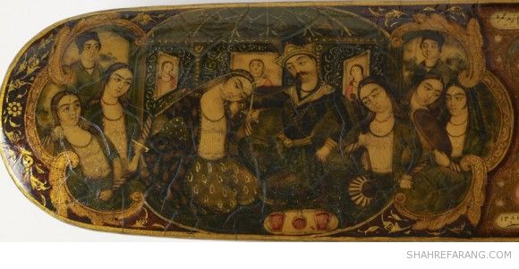 قلمدان با تصاویری از هفت پیکر نظامی قلمدان با تصاویری از هفت پیکر نظامی