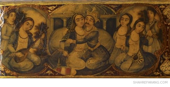 قلمدان با تصاویری از هفت پیکر نظامی قلمدان با تصاویری از هفت پیکر نظامی