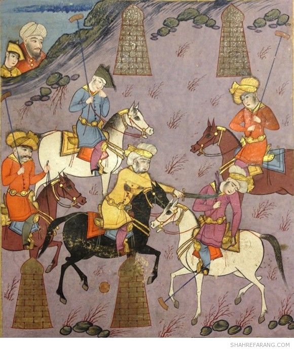 بهرام چوبینه بهرام را به دو نیم می کند