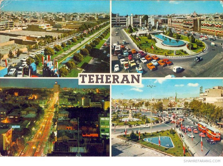 ساختمان پلاسکو در یک کارت پستال  از اواخر دهه ی ۱۳۴۰ خورشیدی (دهه ی ۱۹۶۰ میلادی)