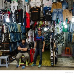 Clothes Sellers, Hazrati street-Molavi-Tehran