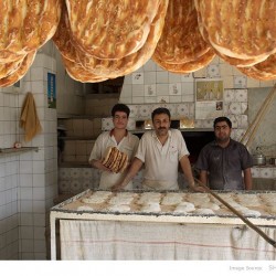 Inside Barbari Bakery, Naazi Abad-Tehran