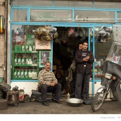 Motorbike repair, Molavi Street, Tehran