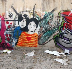 Graffiti on Tehran canal walls (5)