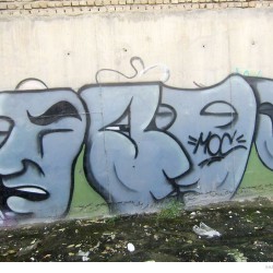 Graffiti on Tehran canal walls (24)