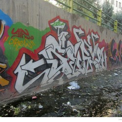 Graffiti on Tehran canal walls (38)