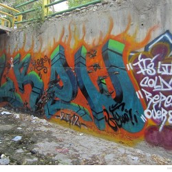 Graffiti on Tehran canal walls (52)