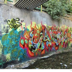 Graffiti on Tehran canal walls (70)