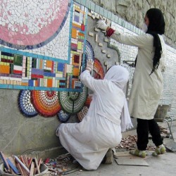 Mosaic Decorating in San'at Square (3)